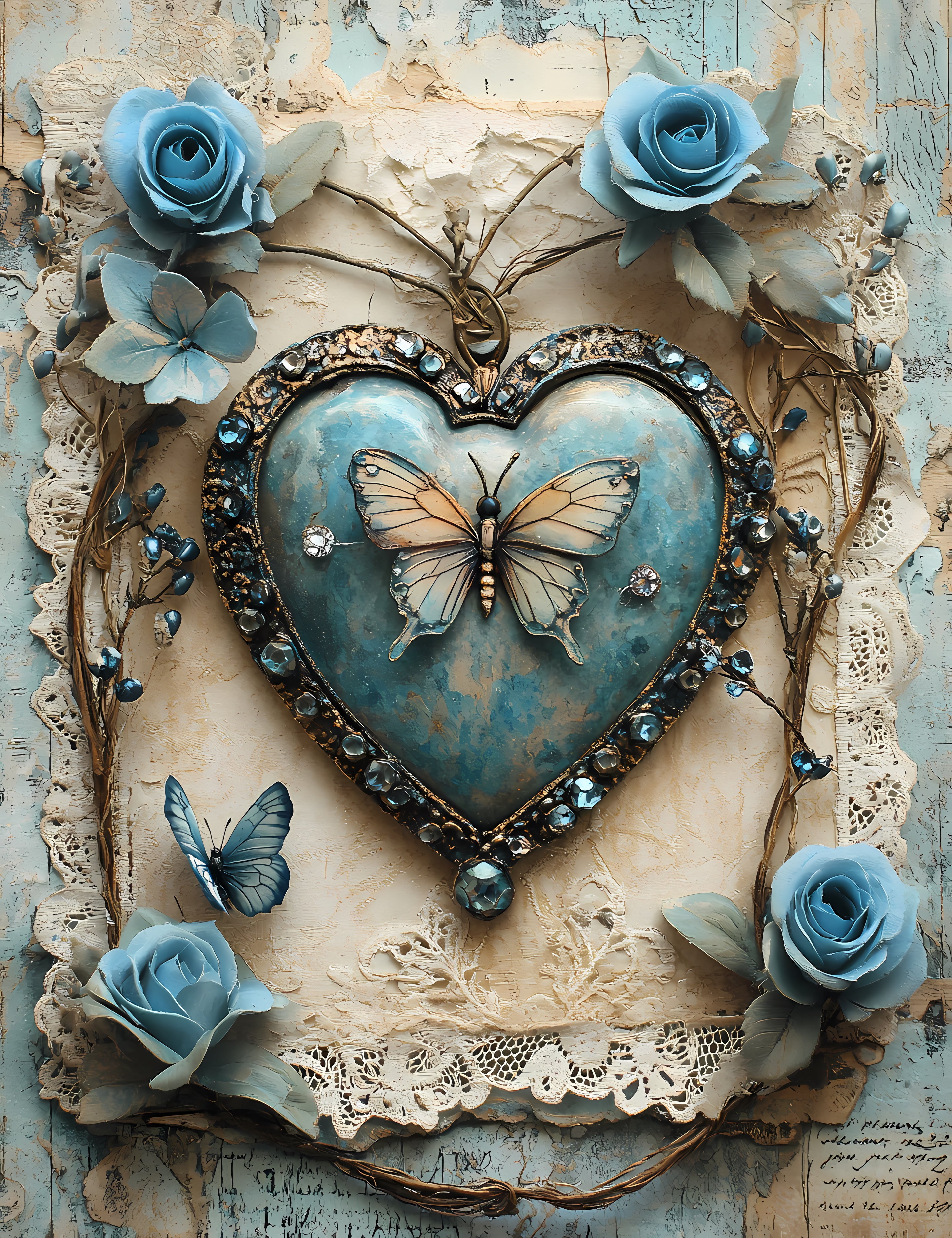 Blue Coquette Valentines 1