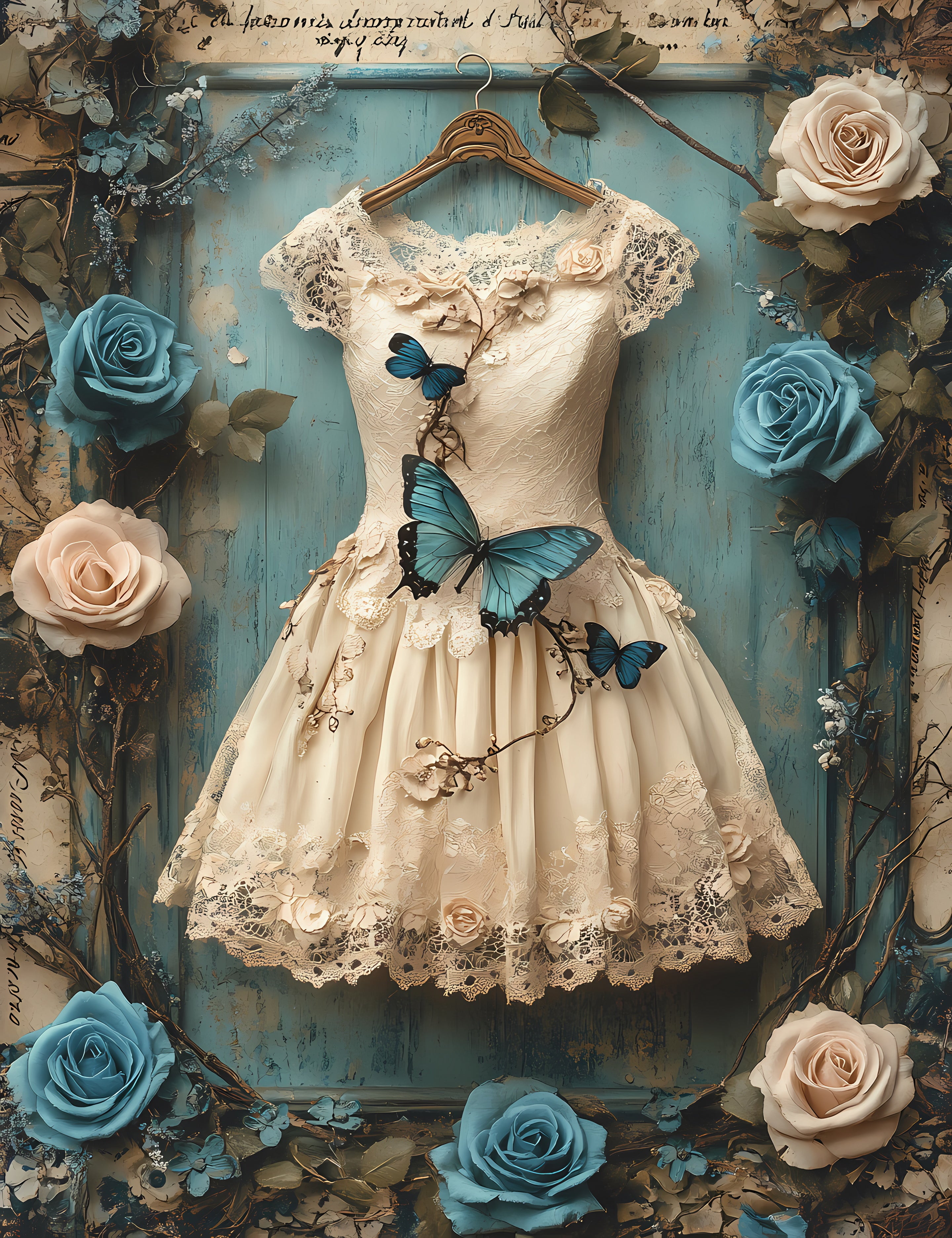 Blue Coquette Valentines 1