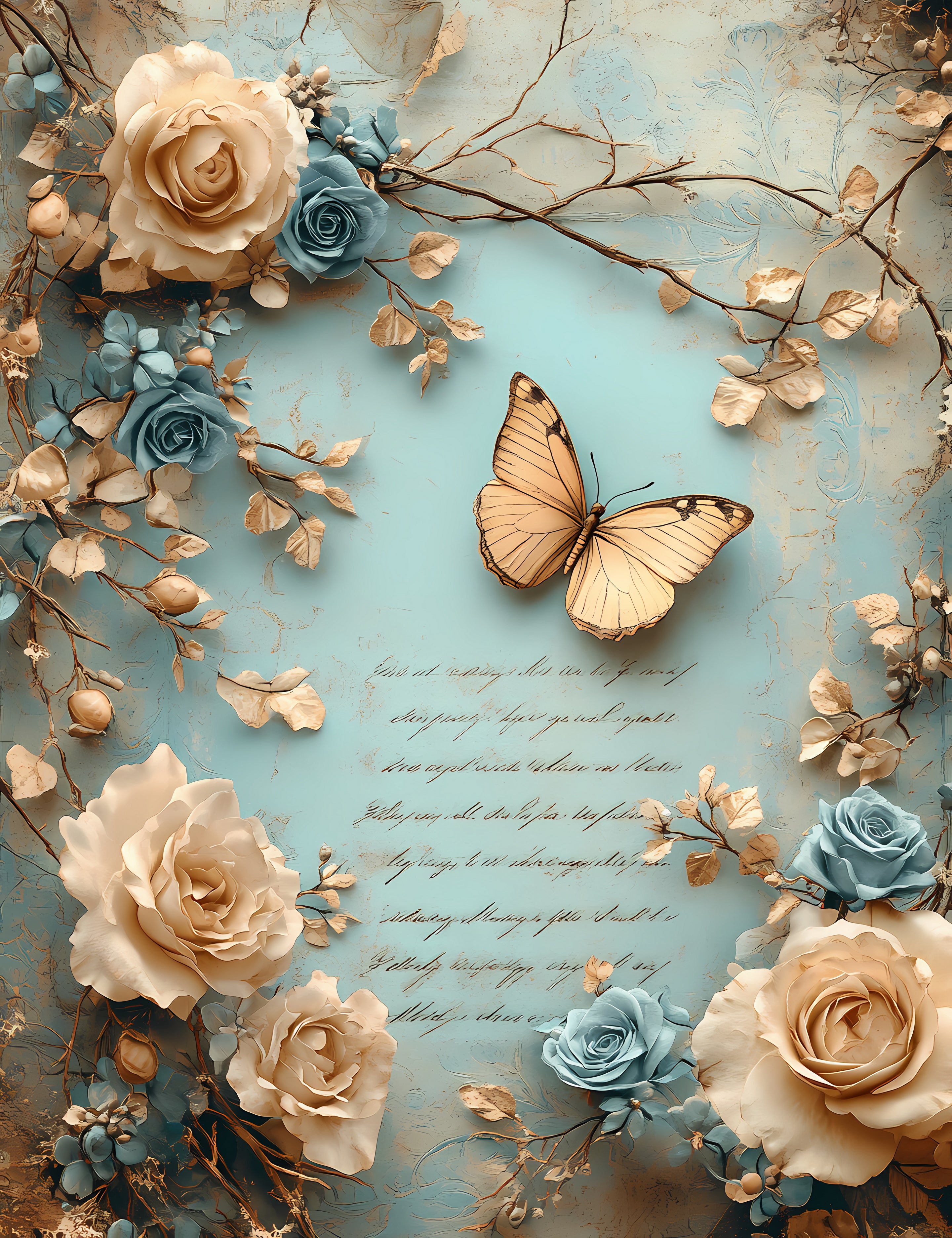 Blue Coquette Valentines 1