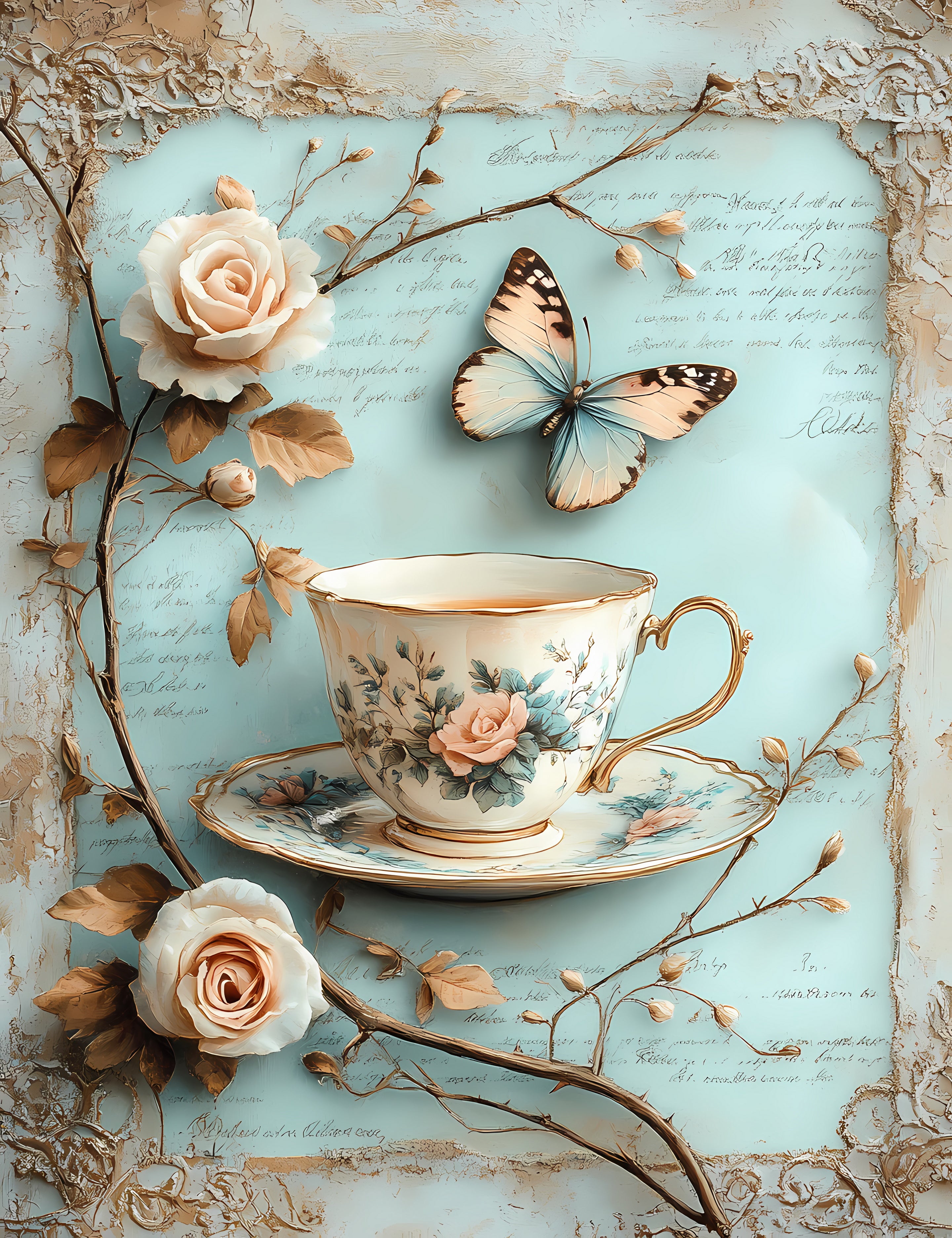 Blue Coquette Valentines 1