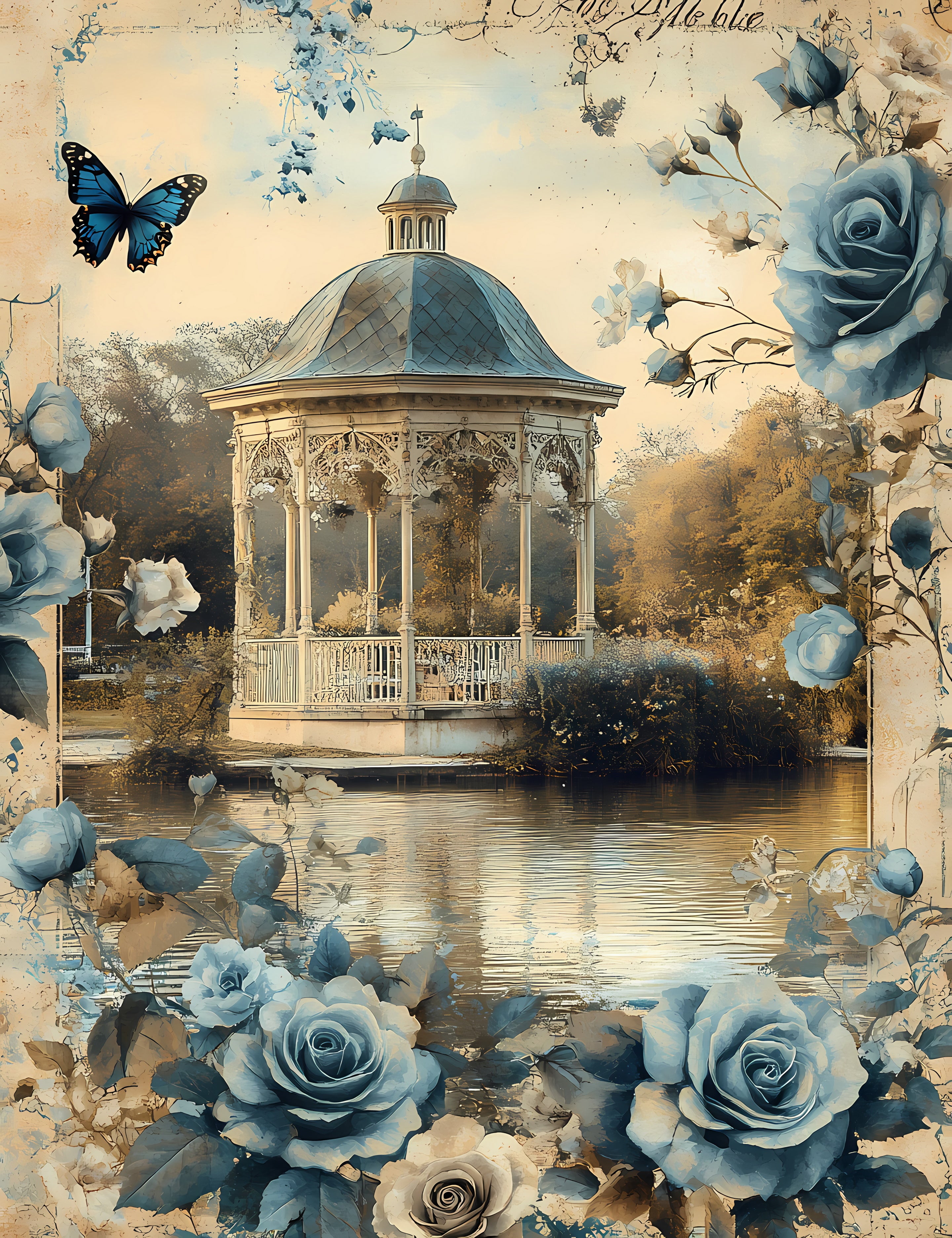 Blue Coquette Valentines 1