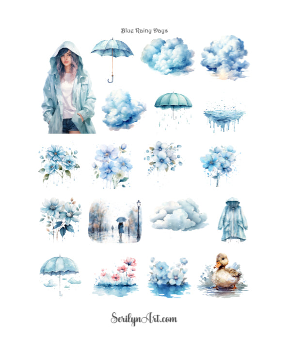 Blue Rainy Days