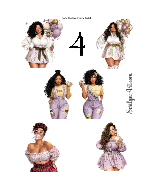 Body Positive Curvy Girl