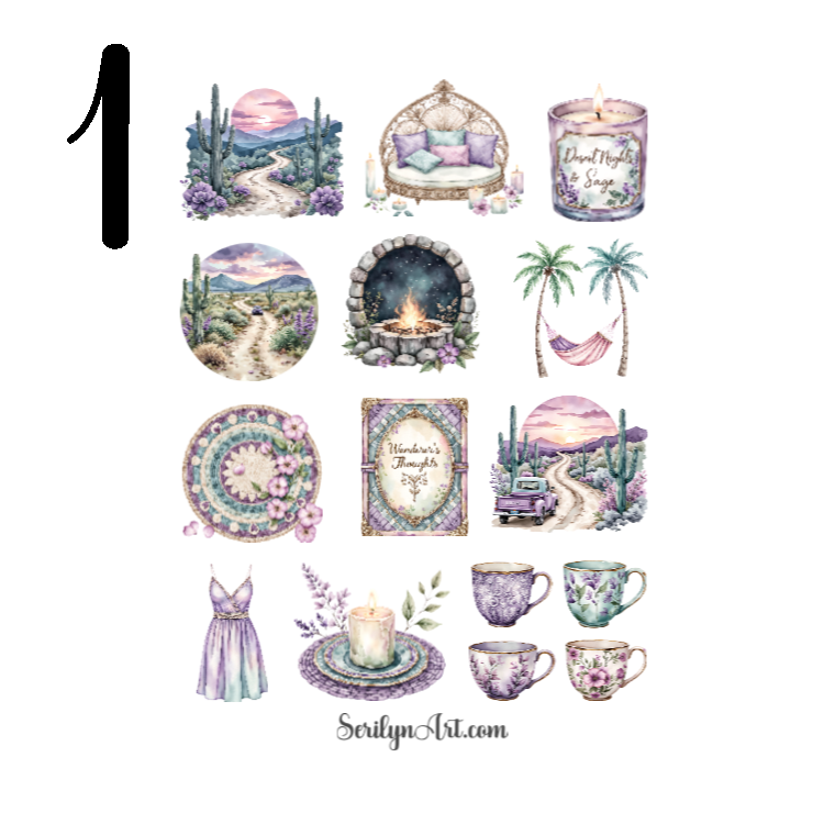 Bohemian Endeavors Sticker Sheet