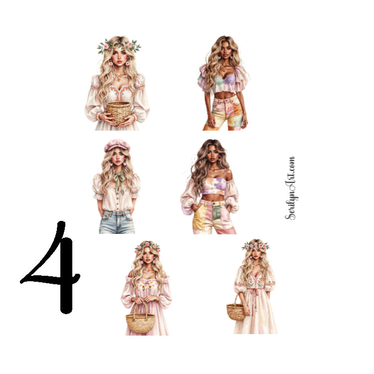 Bohemian World Sticker Sheet