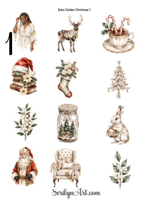 Boho Golden Christmas