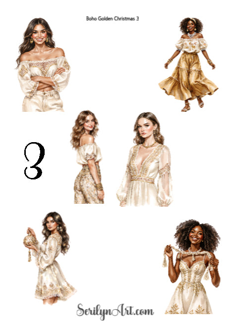 Boho Golden Christmas