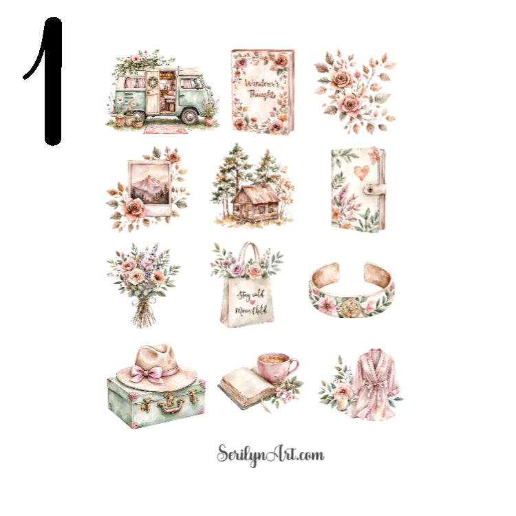 Boho Love Sticker Sheet