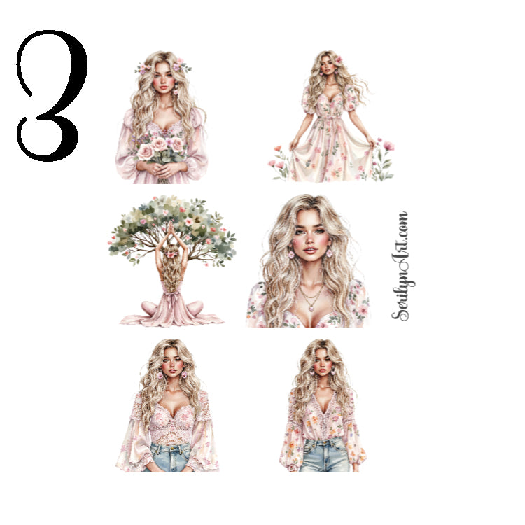 Boho Love Sticker Sheet