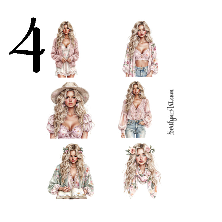 Boho Love Sticker Sheet