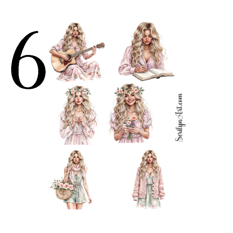 Boho Love Sticker Sheet