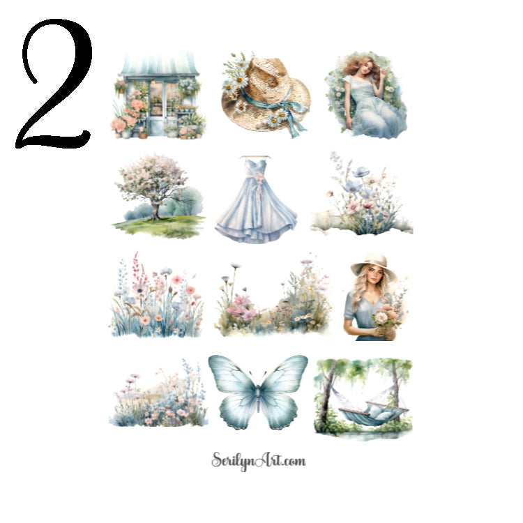 Botanic Lover Daisy Sticker Sheet