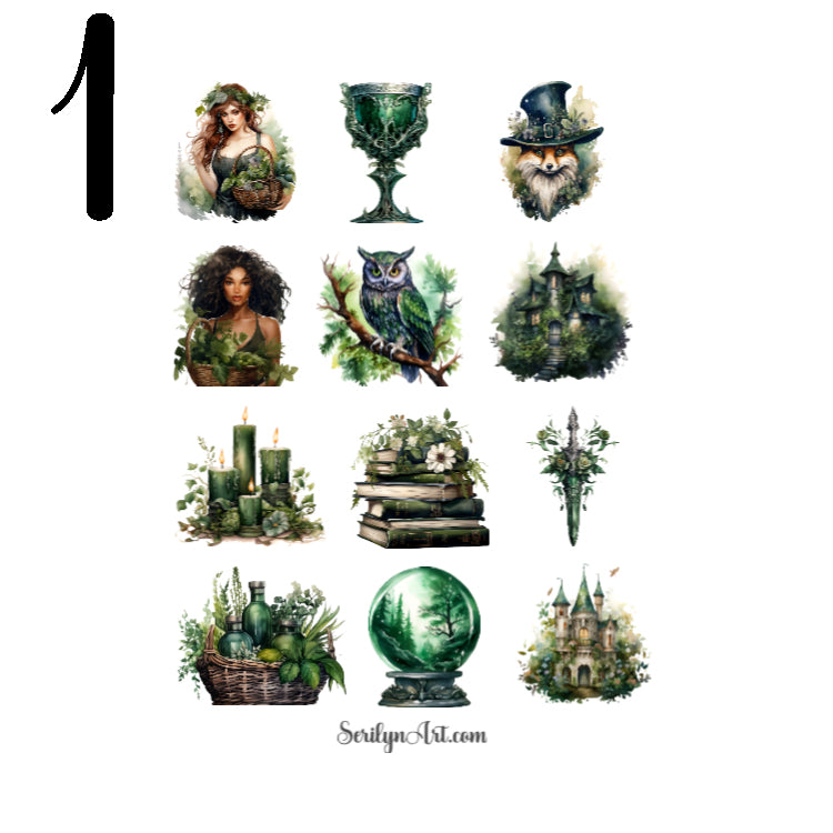 Botanical Lover Magical Sticker Sheet