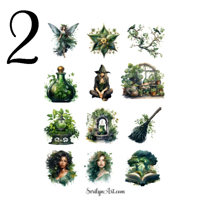 Botanical Lover Magical Sticker Sheet