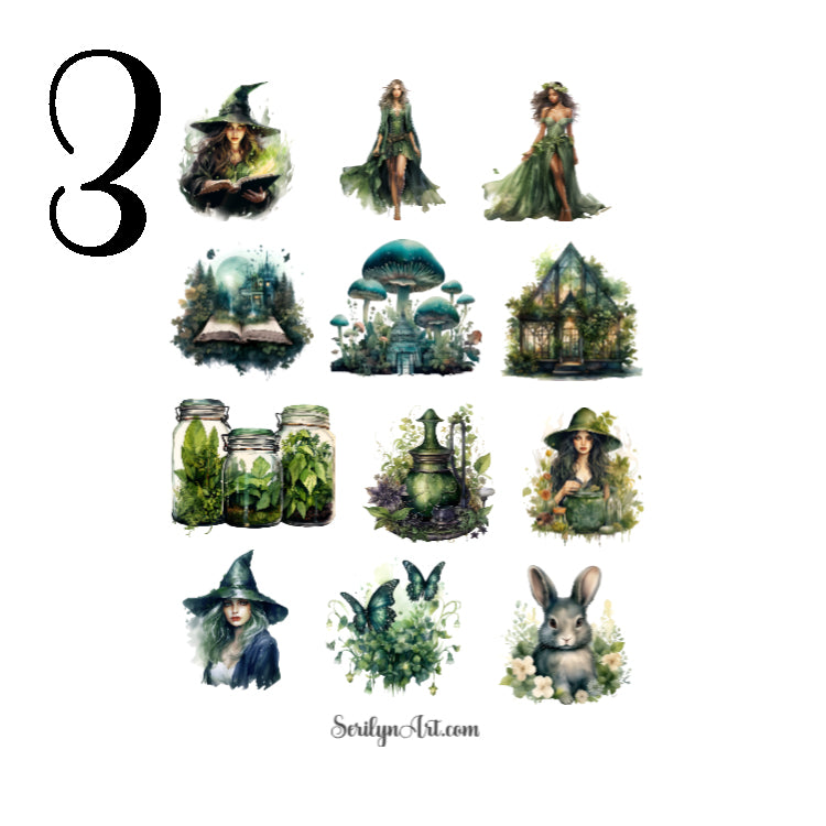 Botanical Lover Magical Sticker Sheet