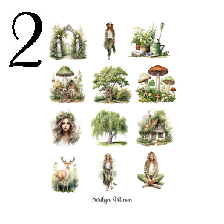 Botanic Lover Woodland Sticker Sheet