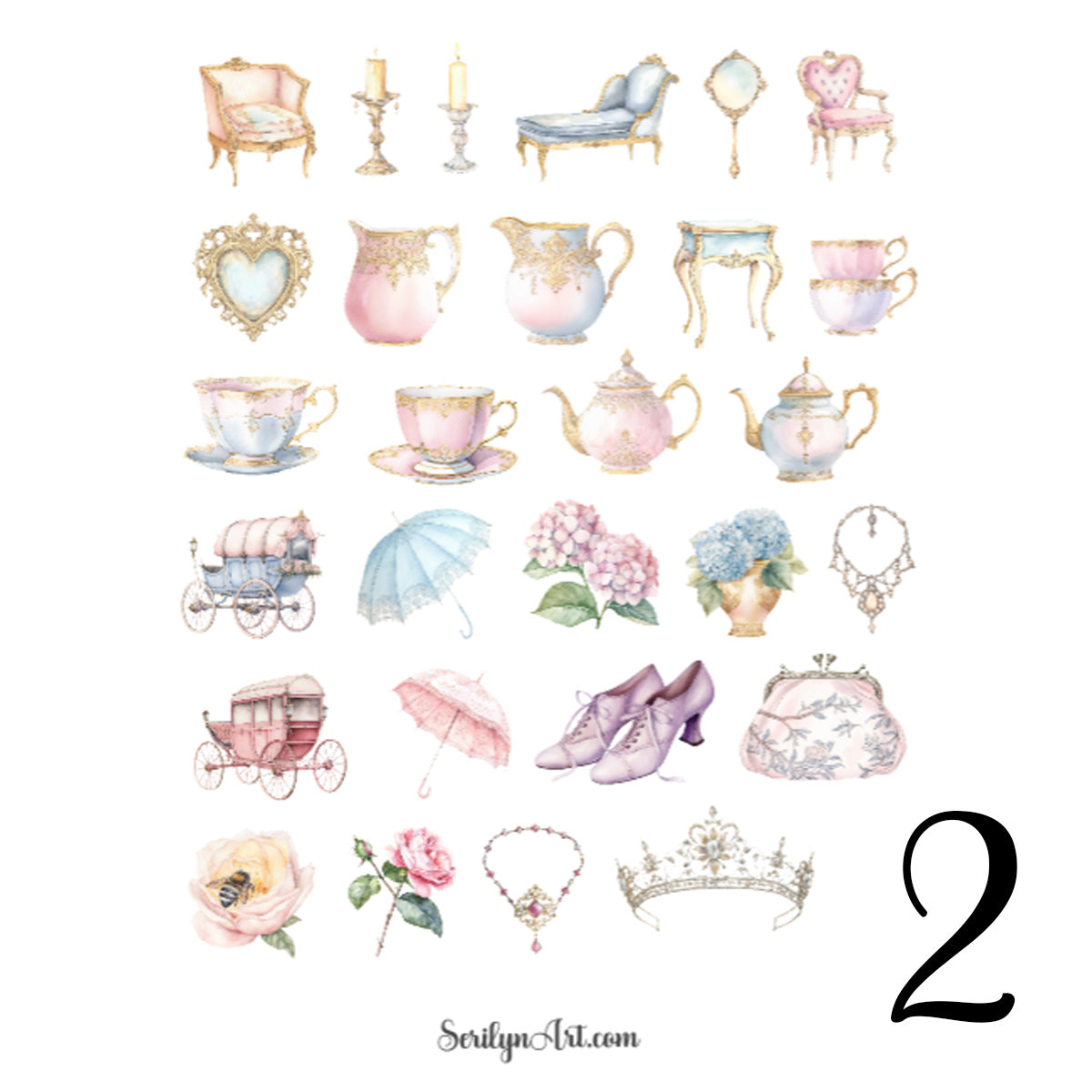 Bridgerton Sticker Sheet