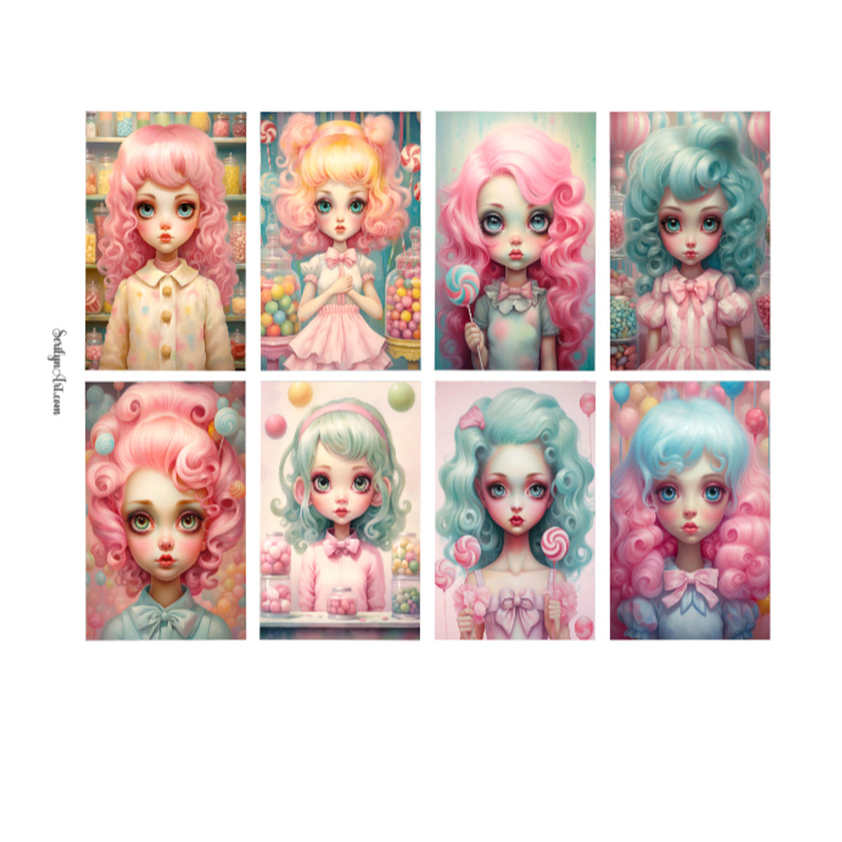 Candy Girls Deco Boxes