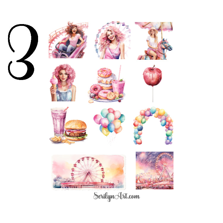 Carnival Sticker Sheet