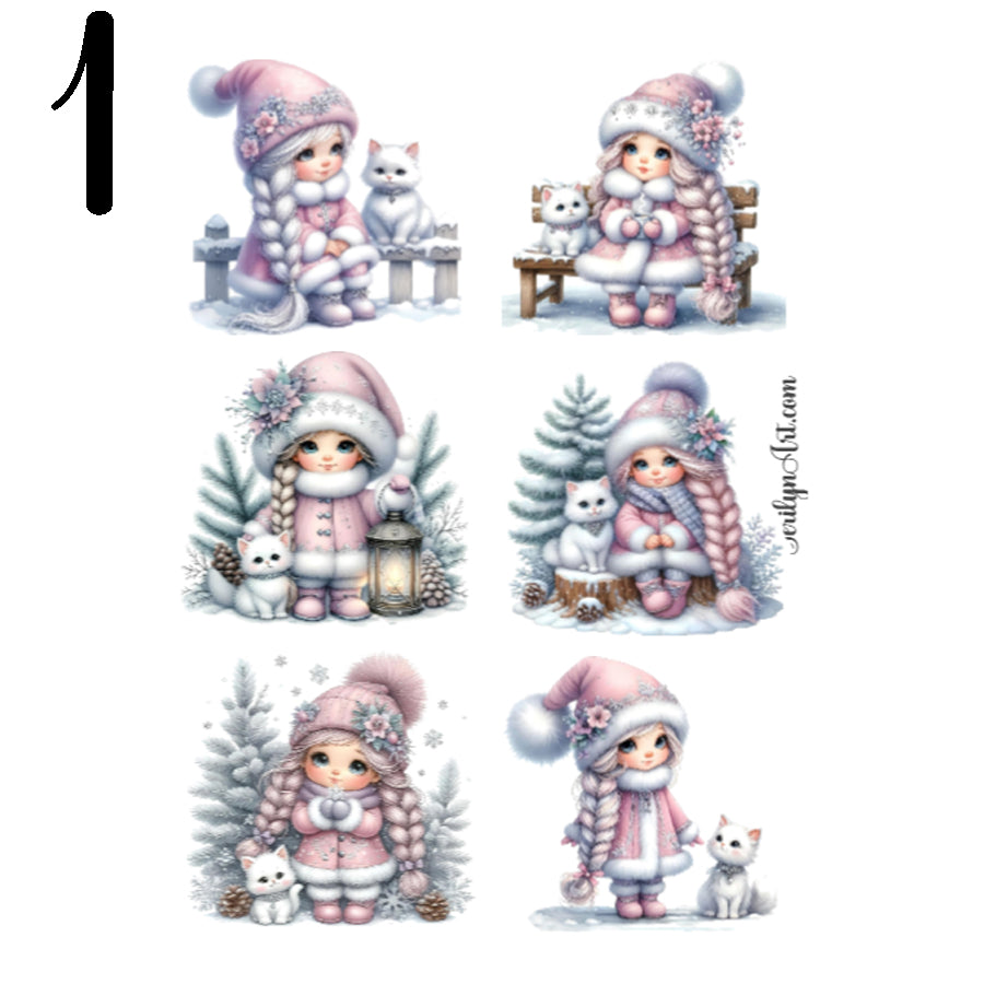 Cat Gnome Friends Sticker Sheet