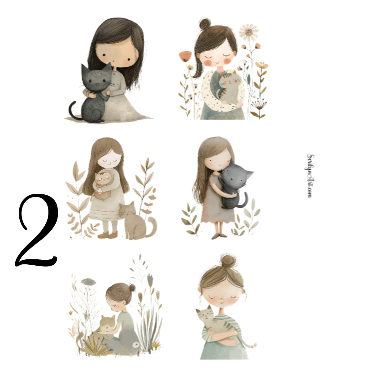 Cat Lover Sticker Sheet