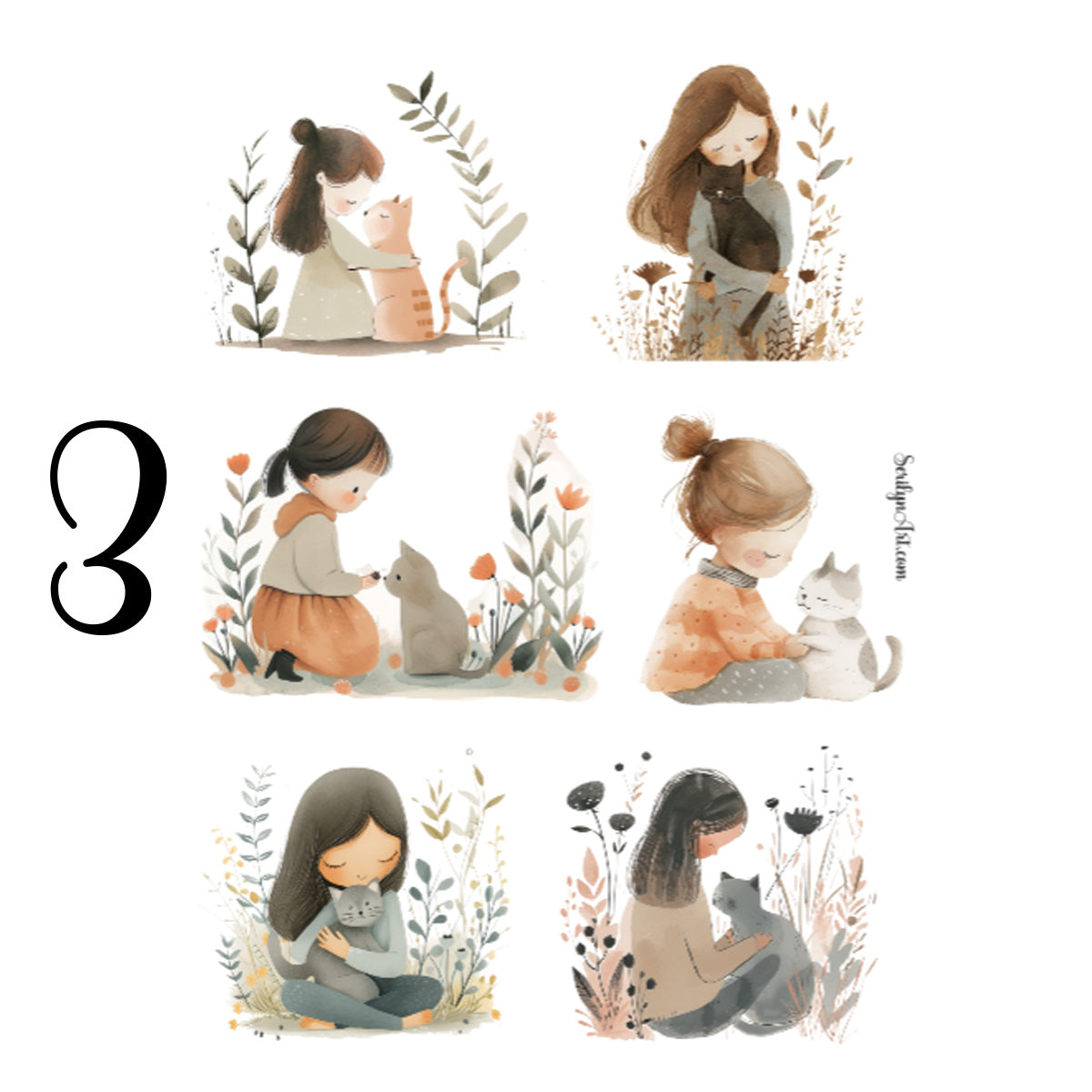 Cat Lover Sticker Sheet