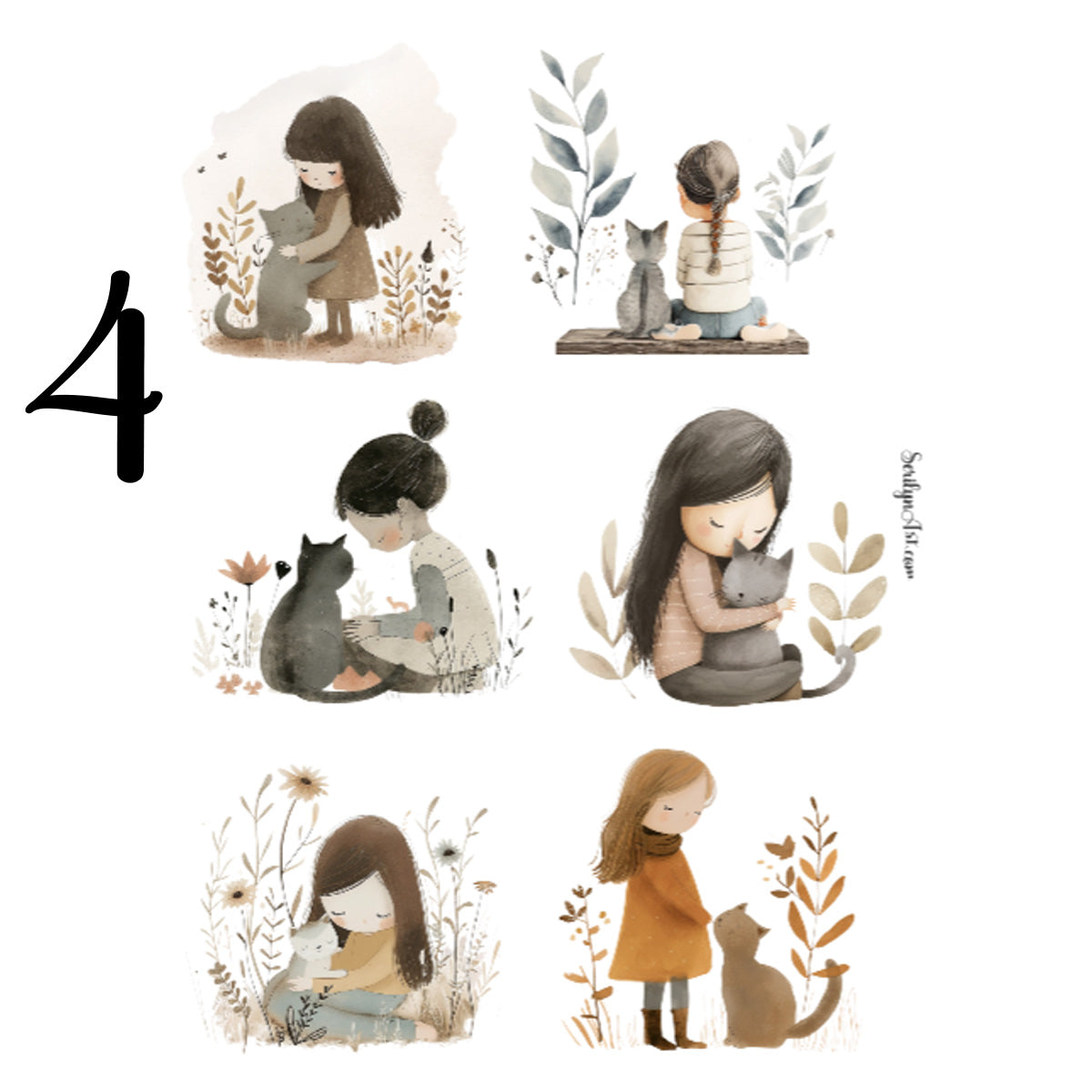 Cat Lover Sticker Sheet