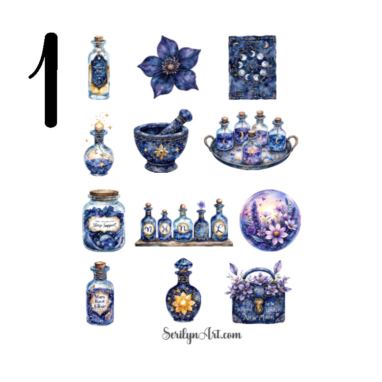Celestial Apothecary Sticker Sheet