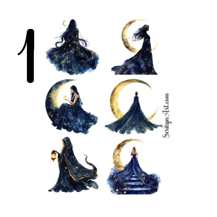 Celestial Beauty Sticker Sheet