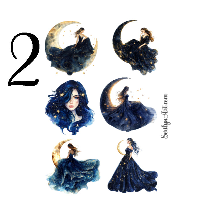 Celestial Beauty Sticker Sheet