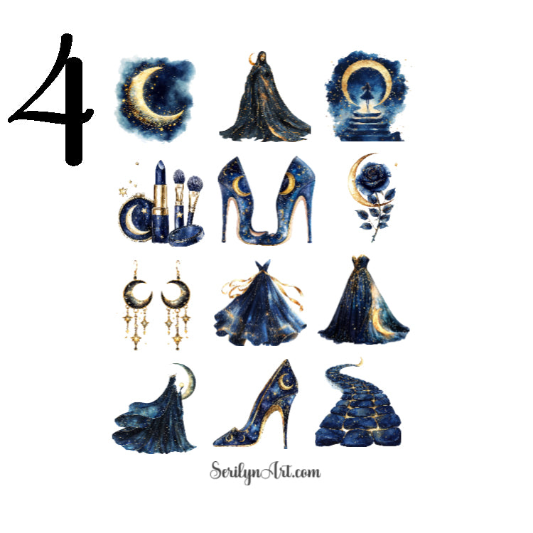 Celestial Beauty Sticker Sheet