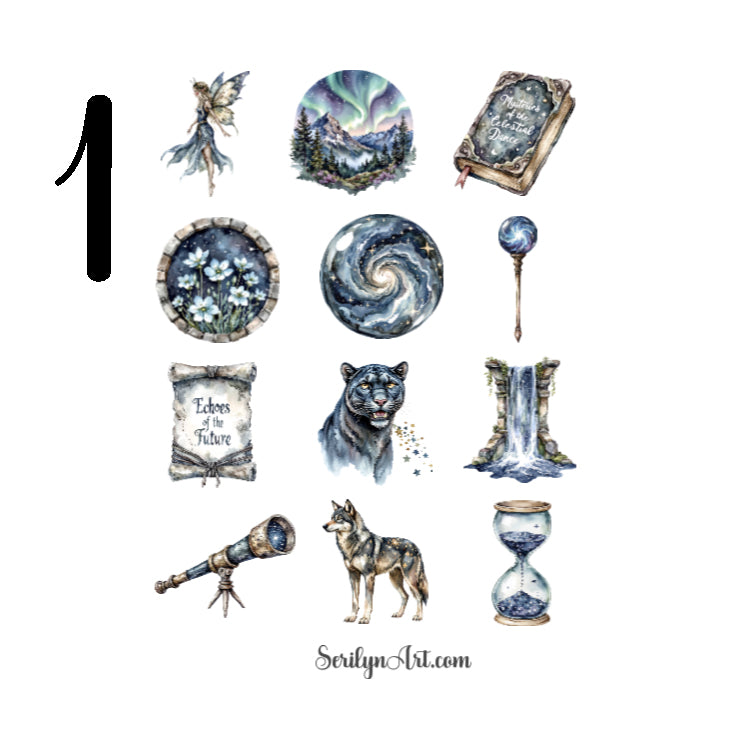 Celestial Elf Sticker Sheet