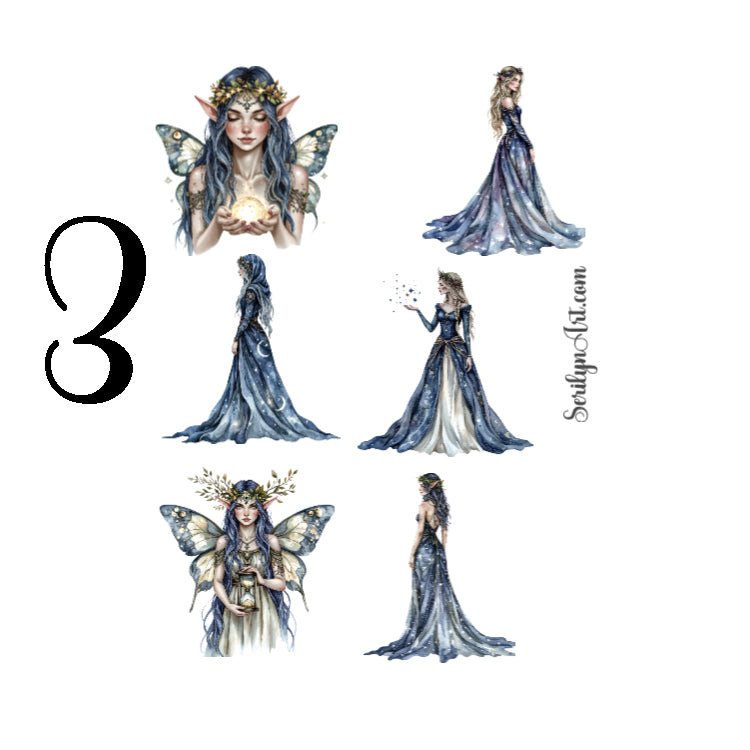 Celestial Elf Sticker Sheet