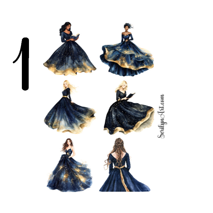 Celestial Glamour Sticker Sheet