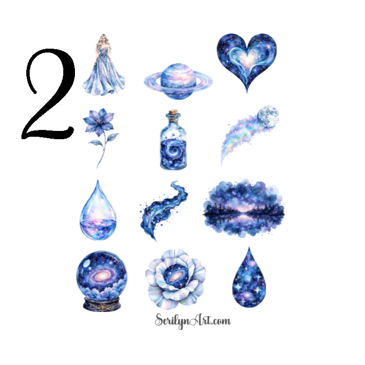 Celestial Goddess Sticker Sheet