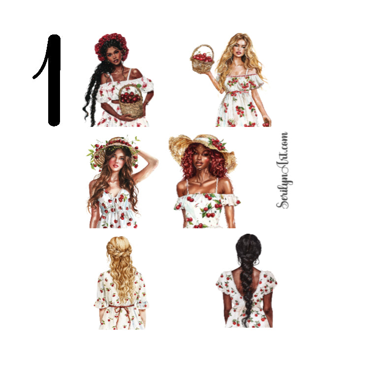 Cherry Addiction Sticker Sheet