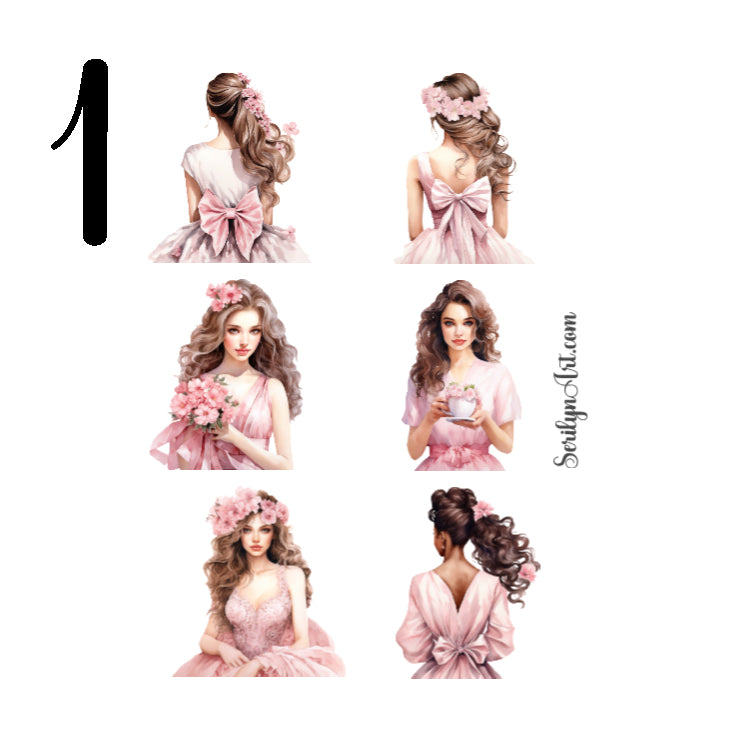 Cherry Blossom Girls Sticker Sheet