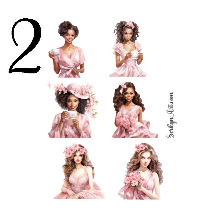 Cherry Blossom Girls Sticker Sheet