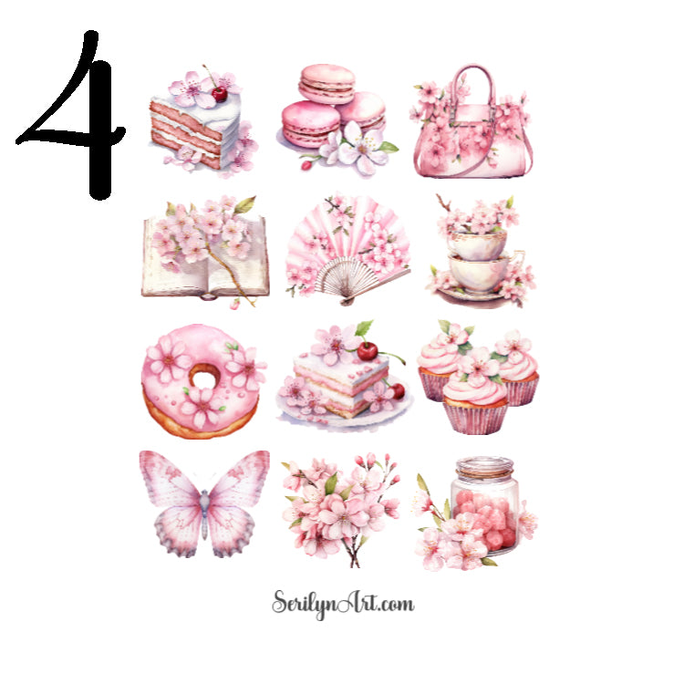 Cherry Blossom Girls Sticker Sheet