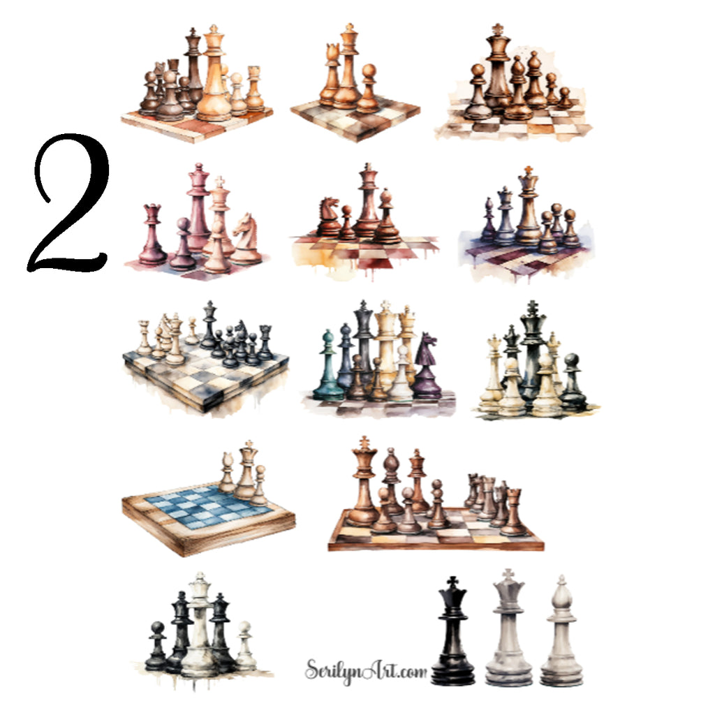 Chess Sticker Sheet