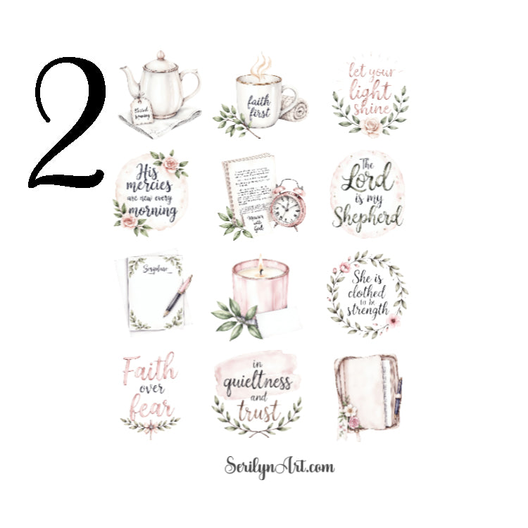Christian Morning Sticker Sheet