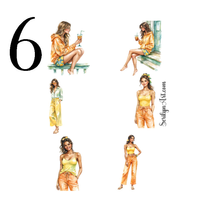 Citrus Garden Sticker Sheet