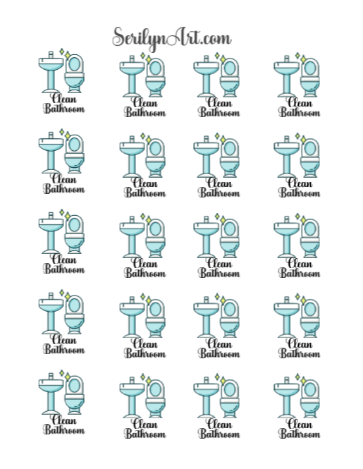 Clean Bathroom Scripts and Icons