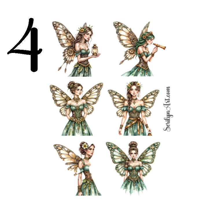 Clockwork Forest Spirits Sticker Sheet