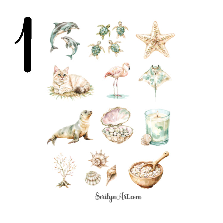 Coastal Memories Sticker Sheet