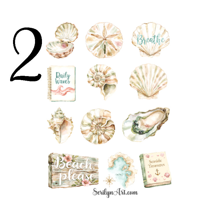 Coastal Memories Sticker Sheet