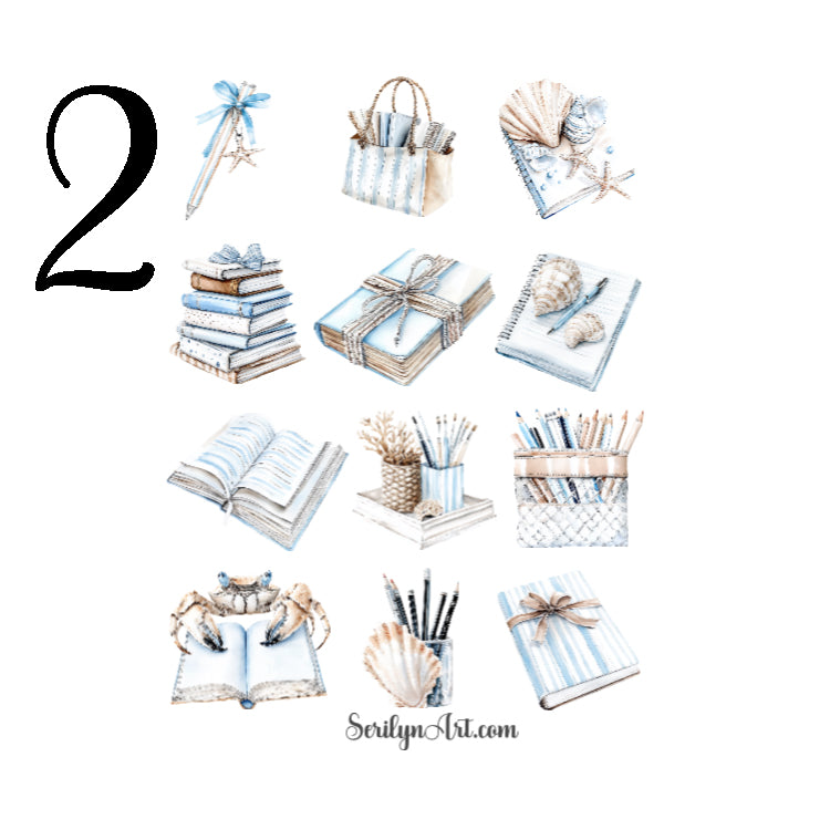 Coastal Planner Sticker Sheet