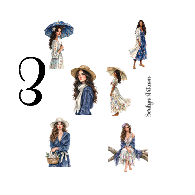 Coastal Village Sticker Sheet