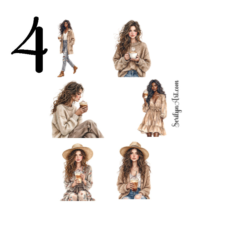 Coffee Fans Sticker Sheet