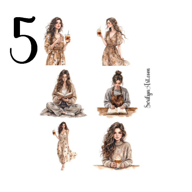 Coffee Fans Sticker Sheet